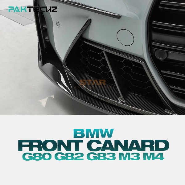PAKTECHZ BMW G80 G82 G83 M3 M4 프론트 카나드 드라이 카본